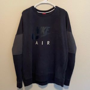 Nike Air Black Sweatshirt two tone sleeves